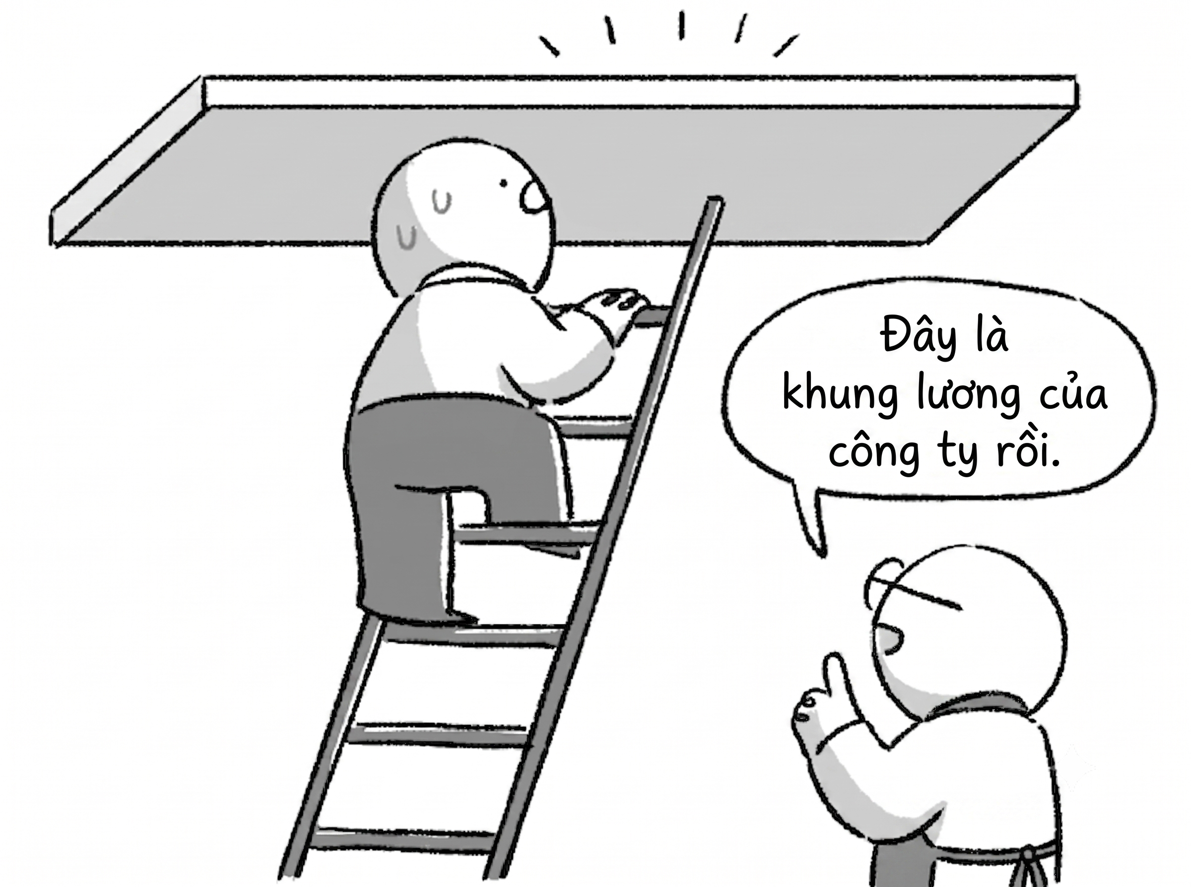 Đụng trần khung lương của công ty