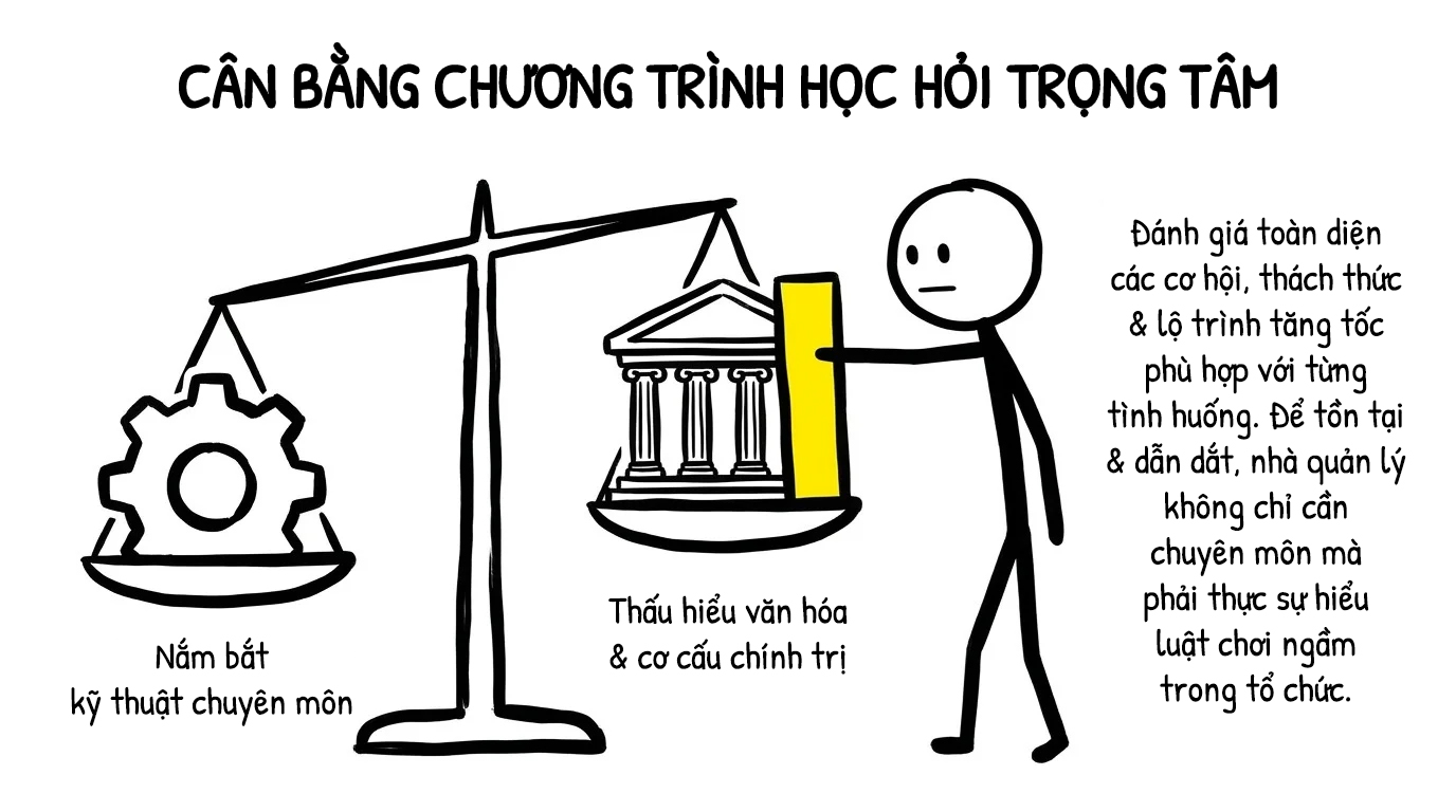 cân bằng chương trình học hỏi trọng tâm