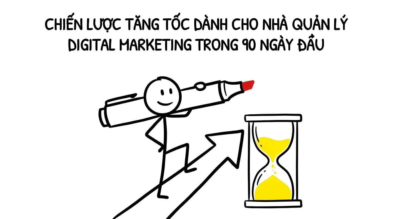 chiến lược tăng tốc dành cho nhà quản lý digital marketing trong 90 ngày đầu