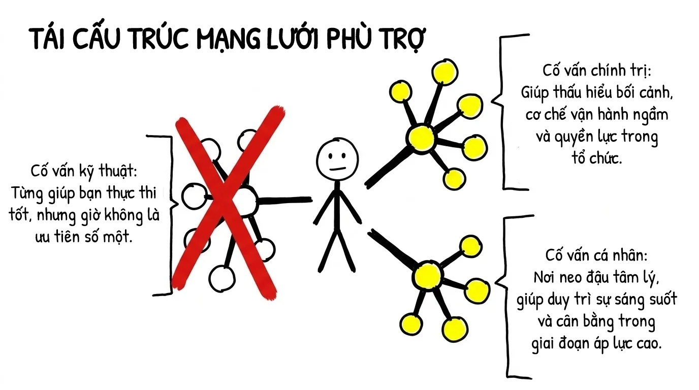tái cấu trúc mạng lưới phù trợ