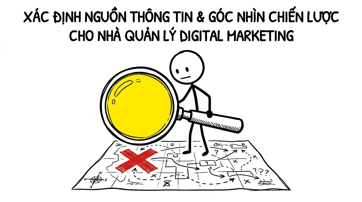 xác định nguồn thông tin và góc nhìn chiến lược