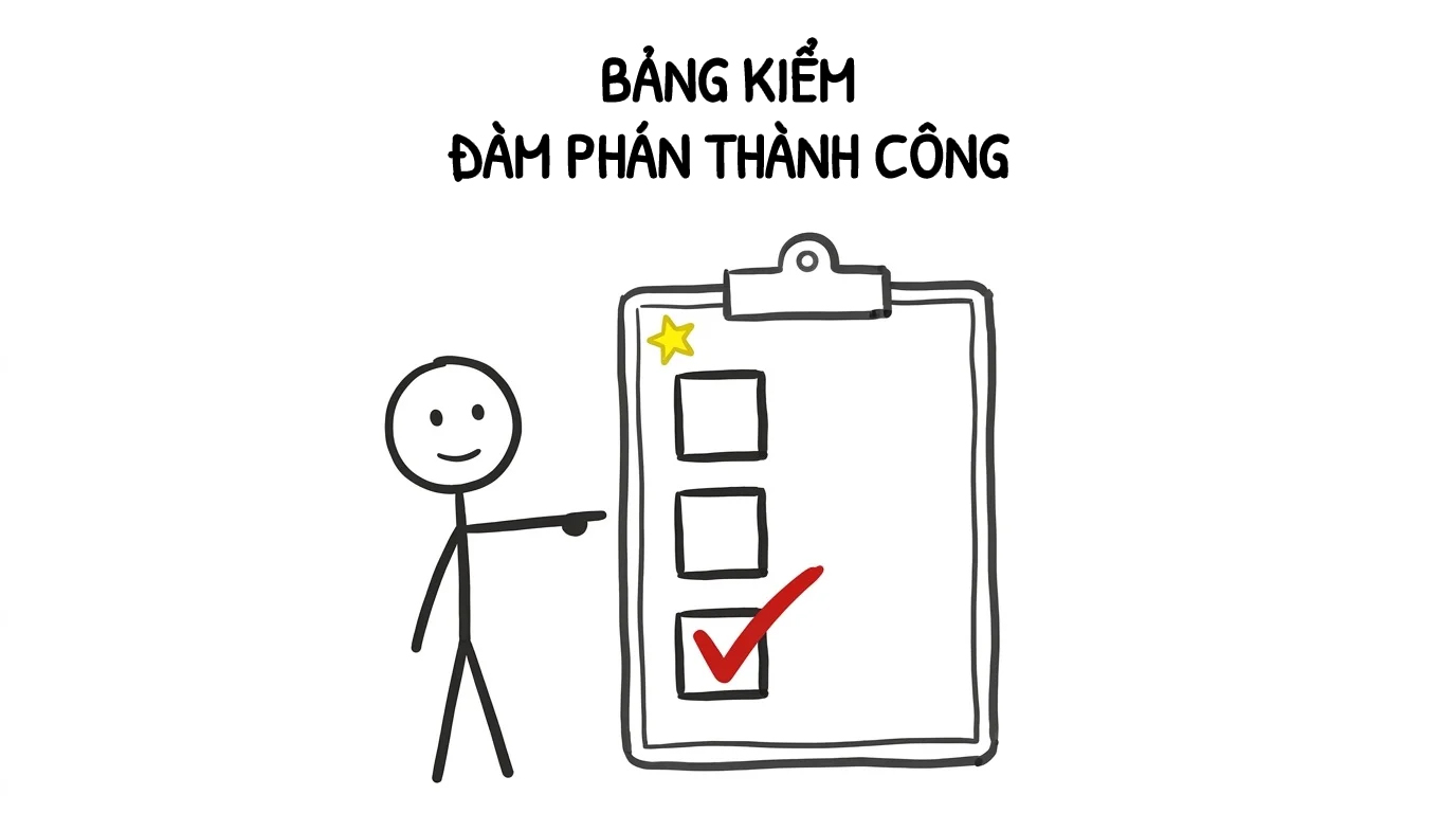 bảng kiểm đàm phán thành công