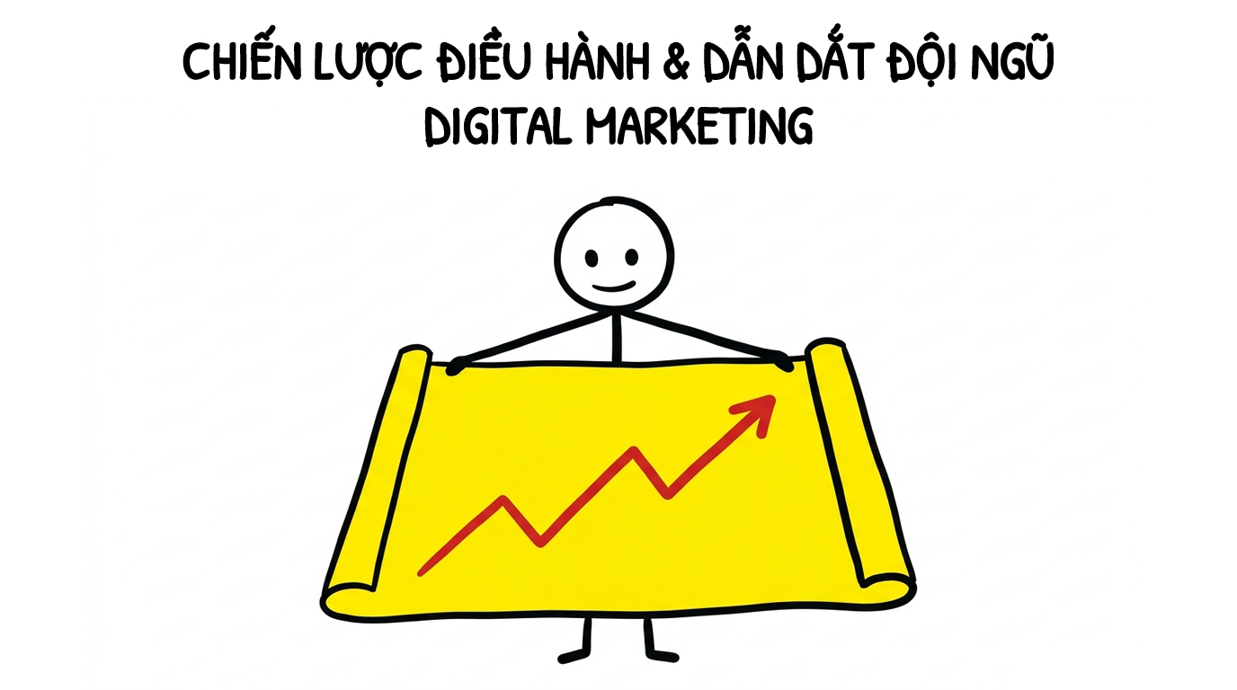 chiến lược điều hành và dẫn dắt đội ngũ digital marketing