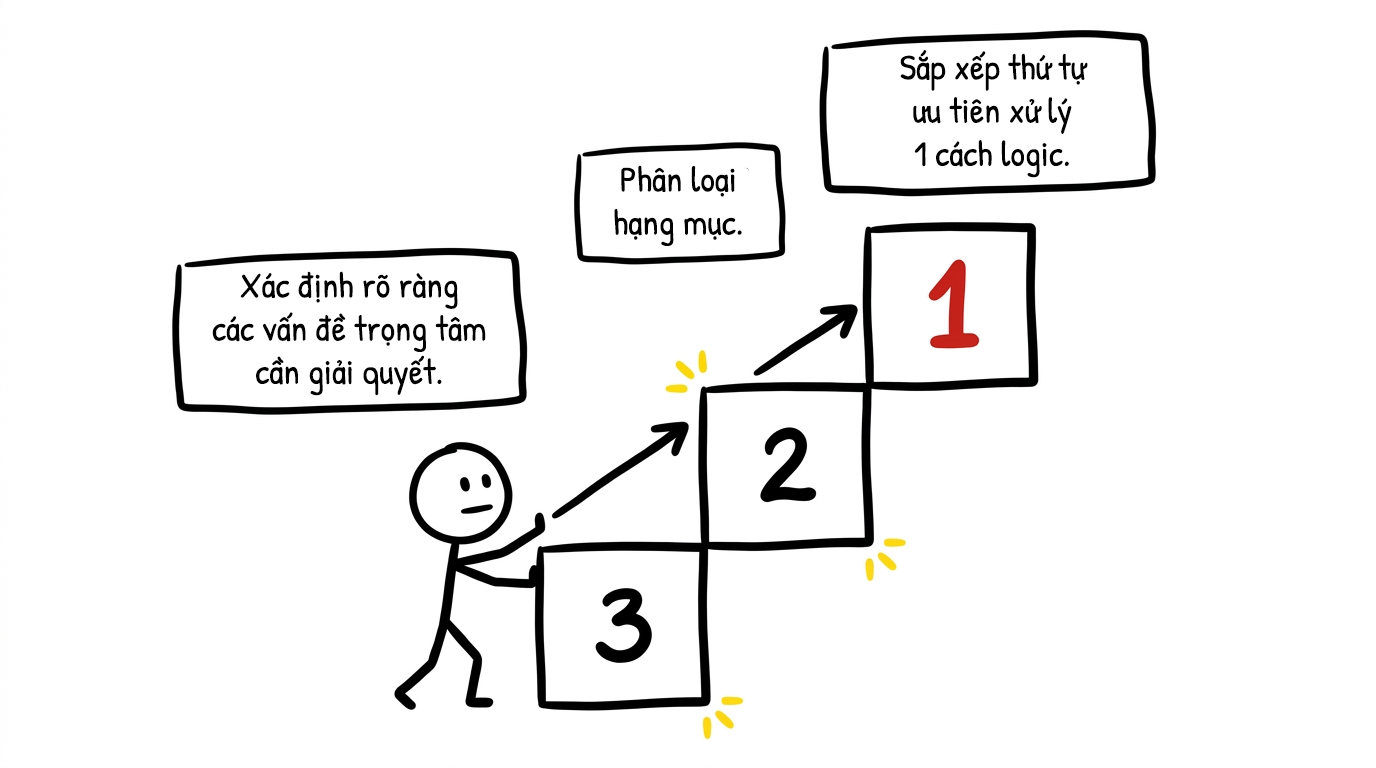 sắp xếp thứ tự ưu tiên