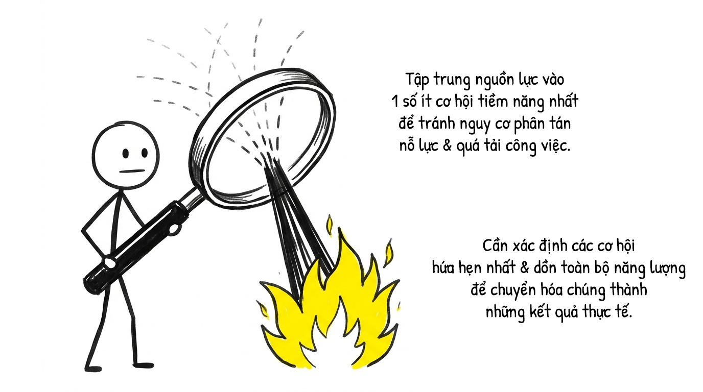 tập trung nguồn lực
